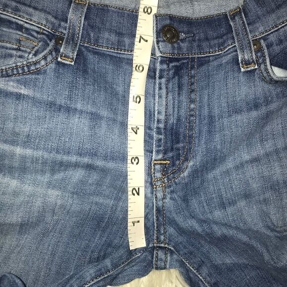 7FAM The Skinny Crop & Roll Denim Jeans - Picture 6 of 7